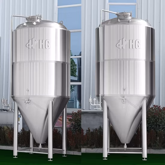 High Quality 3000L-5000L Double Jacket Fermentation Tank Large Beer Fermenting Equipment